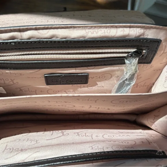 Foley + Corinna Black Spiked Studded Shoulder Bag Spikes Punk Goth - Picture 4 of 17